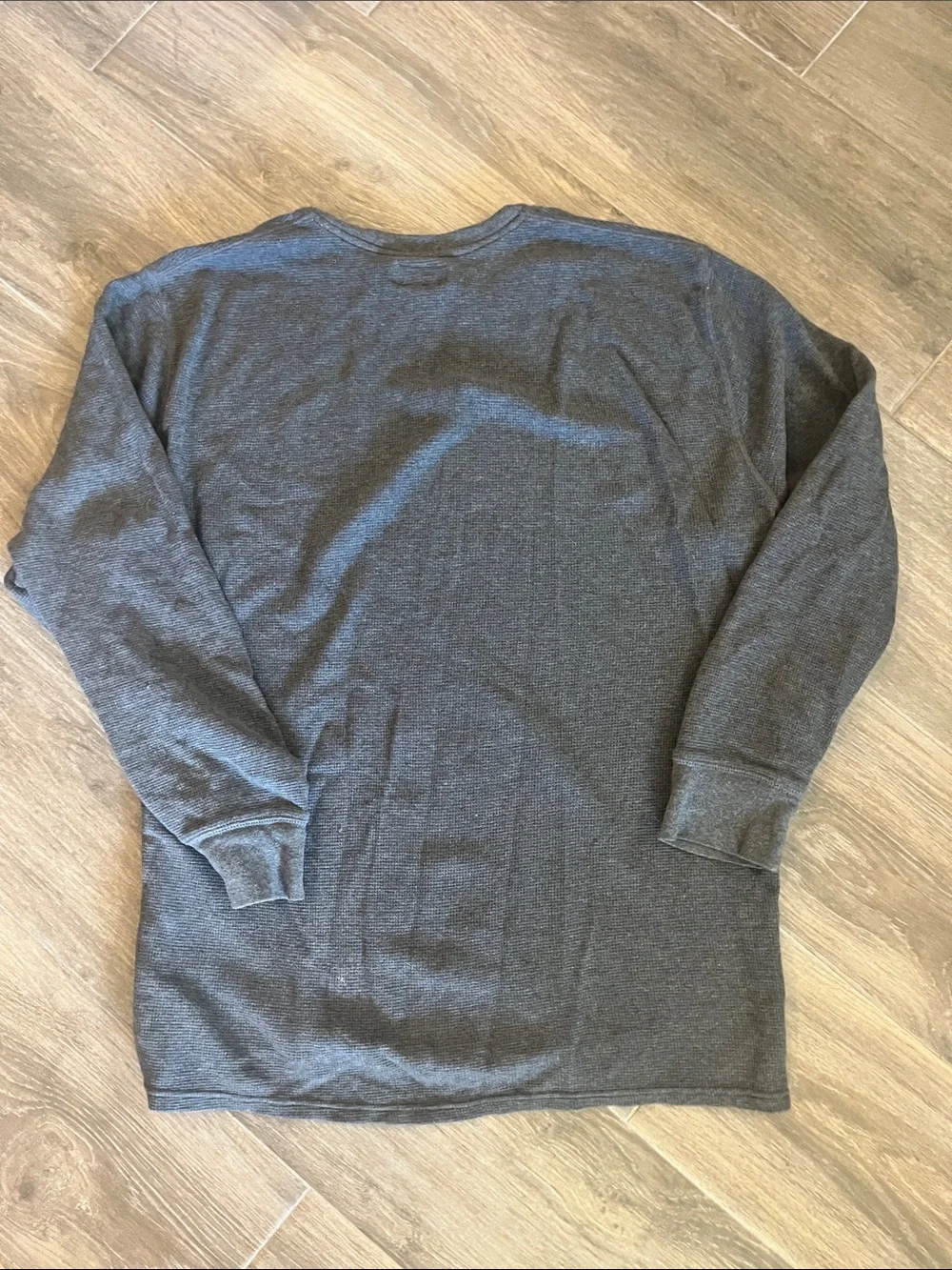 Polo by Ralph Lauren Men's Long Sleeve Crewneck Shirt - Charcoal